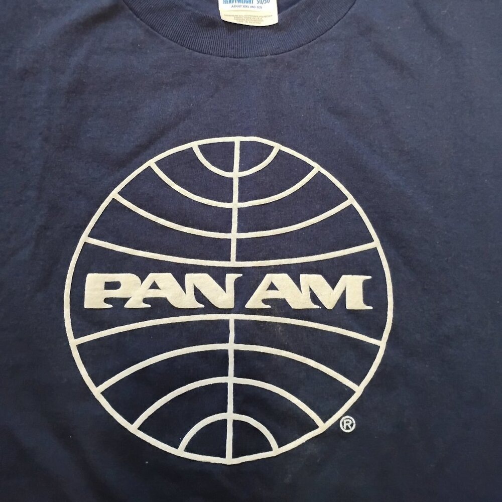 Deadstock Vintage Pan Am Logo T-Shirt